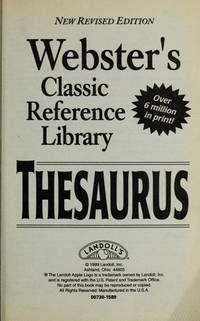 Webster's Classic Reference Library Thesaurus. 