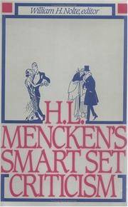 H.L. Mencken's Smart Set Criticism