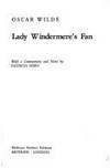 LADY WINDERMERES FAN (MSE) (Methuen Student Editions) by Oscar Wilde - 1988-05-27