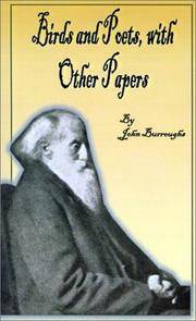 image of Birds and Poets, with Other Papers (Complete Writings of John Burroughs) Burroughs, John