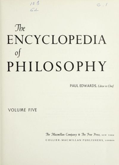 Encyclopedia of Philosophy V7 & V8