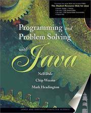Programming and Problem Solving with Java