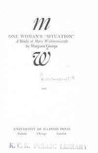 ONE WOMENS SITUATION de MARGARET GEORGE - 1970