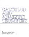 Calculus and Analytic Geometry