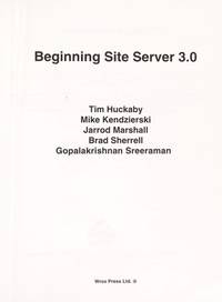 Beginning Site Server 3.0