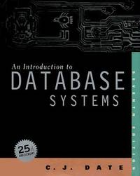 An Introduction To Database Systems (ISBN: 9780201385908)
