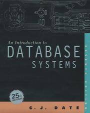 An Introduction to Database Systems by C J Date - Hardcover - 2000 - from Anybook Ltd (SKU: 8264002)