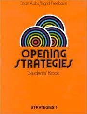 Opening Strategies: Strategies 1- An Integrated Language Course for Beginners of English...