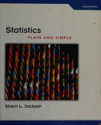 Statistics Plain and Simple By Sherri L. Jackson