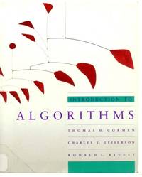 Introduction to Algorithms (MIT Electrical Engineering and Computer Science) by Cormen, Thomas H.; Leiserson, Charles E.; Rivest, Ronald L - 1990-06-25