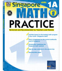 Singapore Math Practice Workbook-Level 1A, Grade 2 Math Book, Adding and Subtracting, Ordinal...