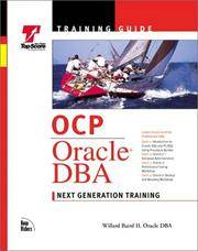 Ocp Training Guide: Oracle Dba (Training Guides (New Riders))