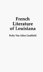 French Literature of Louisiana