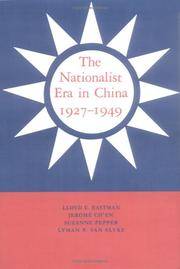 The Nationalist Era in China, 1927-1949