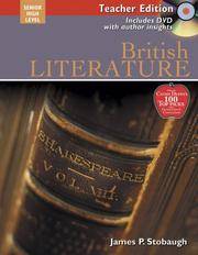 image of British Literature: Encouraging Thoughtful Christians to be World Changers: Senior High Level Teacher Edition (Includes DVD with Author Insights) (Broadman_Holman Literature Teacher Editions)