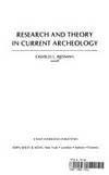 Research and Theory in Current Archaeology