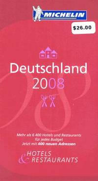 Michelin Red Guide 2008 Deutschland (German Edition)
