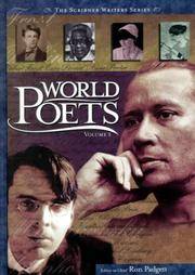World Poets, Vols. 1-3 (The Scribner Writers Series)