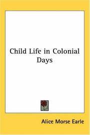 Child Life in Colonial Days