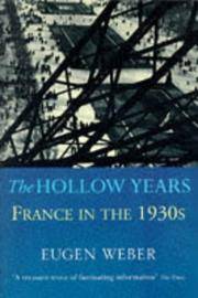 cover of The Hollow Years : France in the 1930s