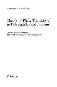 Theory of Phase Transitions in Polypeptides and Proteins (Springer Theses)