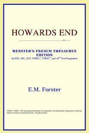 image of Howards End (Webster's French Thesaurus Edition) (French Edition)