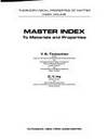 Master Index to Materials and Properties by Touloukian, Y. S., Ho, C. Y