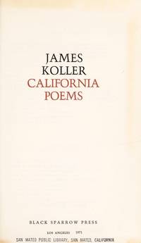 CALIFORNIA POEMS