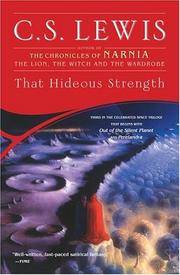cover of That Hideous Strength (Space Trilogy, Book 3)