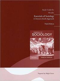 cover of Study Guide For Henslin: Essentials Of Sociology: A Down-To-Earth Approach: Eighth Edition
