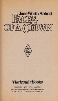 FACES OF A CLOWN by ABBOTT, JANE WORTH - 1985-11-01