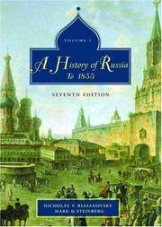 image of A History of Russia: Volume 1: To 1855