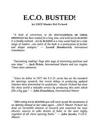 E.C.O. Busted: Five Hundred Thirty-Five Nefutations, Re-Evaluations, Novelties, Improvements and Connections to the Encyclopedia of Chess Openings