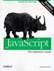 cover of JavaScript: The Definitive Guide