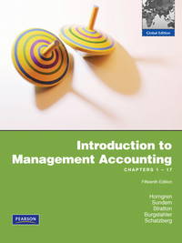 Introduction to Management Accounting by Charles T. Horngren