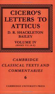 image of Cicero: Letters to Atticus, Vol. 4 (Cambridge Classical Texts and Commentaries)