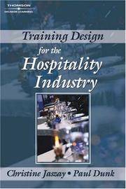 Training Design Guide for the Hospitality Industry