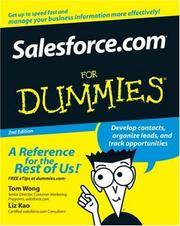 Salesforce.com For Dummies (For Dummies (Computer/Tech))
