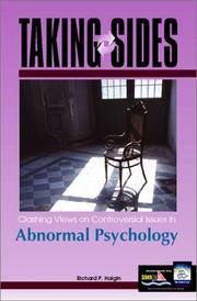 TAKING SIDES: CLASHING VIEWS ON CONTROVERSIAL ISSUES IN ABNORMAL PSYCHOLOGY