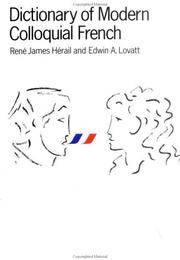 Dictionary Of Modern Colloquial French