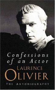 cover of Confessions of an Actor: The autobiography