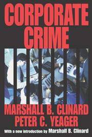 Corporate Crime (Law and Society)