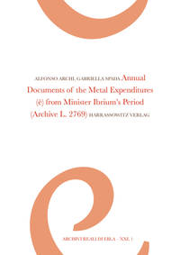 Annual Documents of the Metal Expenditures (?) from Minister Ibrium's Period