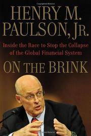 On the Brink: Inside the Race to Stop the Collapse of the Global Financial System (SIGNED)