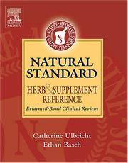 NATURAL STANDARD HERB & SUPPLEMENT REFERENCE EVIDENCE BASED CLINICAL REVIE