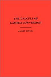 The calculi of lambda-conversion