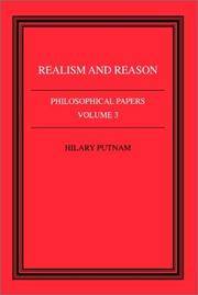 Realism and Reason