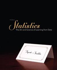 Statistics (ISBN: 9780321755940)