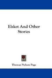 image of Elsket And Other Stories