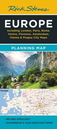 Rick Steves Europe Planning Map: Including London, Paris, Rome, Venice, Florence, Amsterdam,...